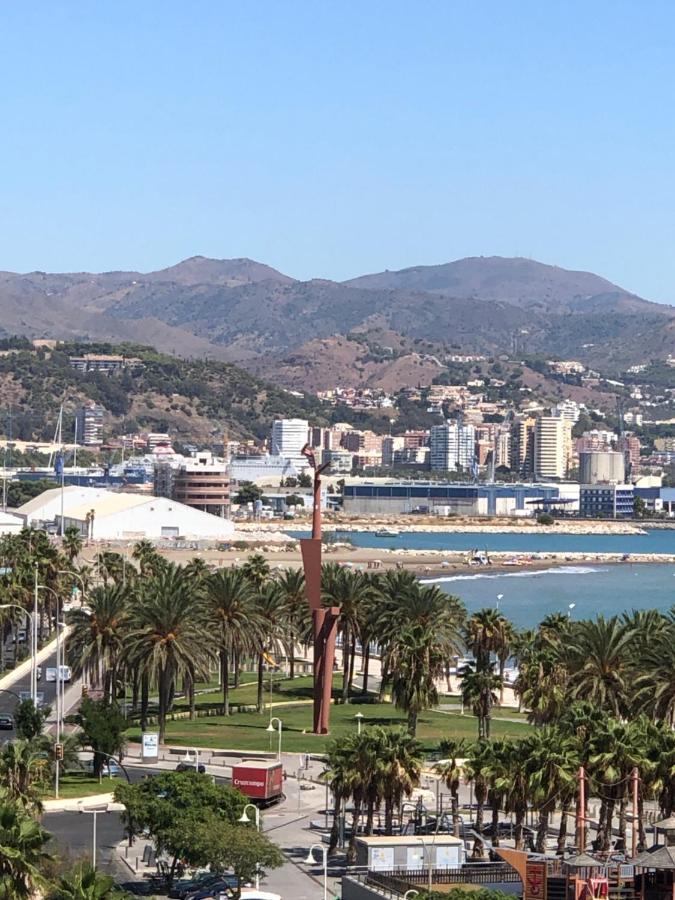 Atico Mirador Paseo Antonio Banderas Primera Linea De Playa Y Piscina Малага Экстерьер фото